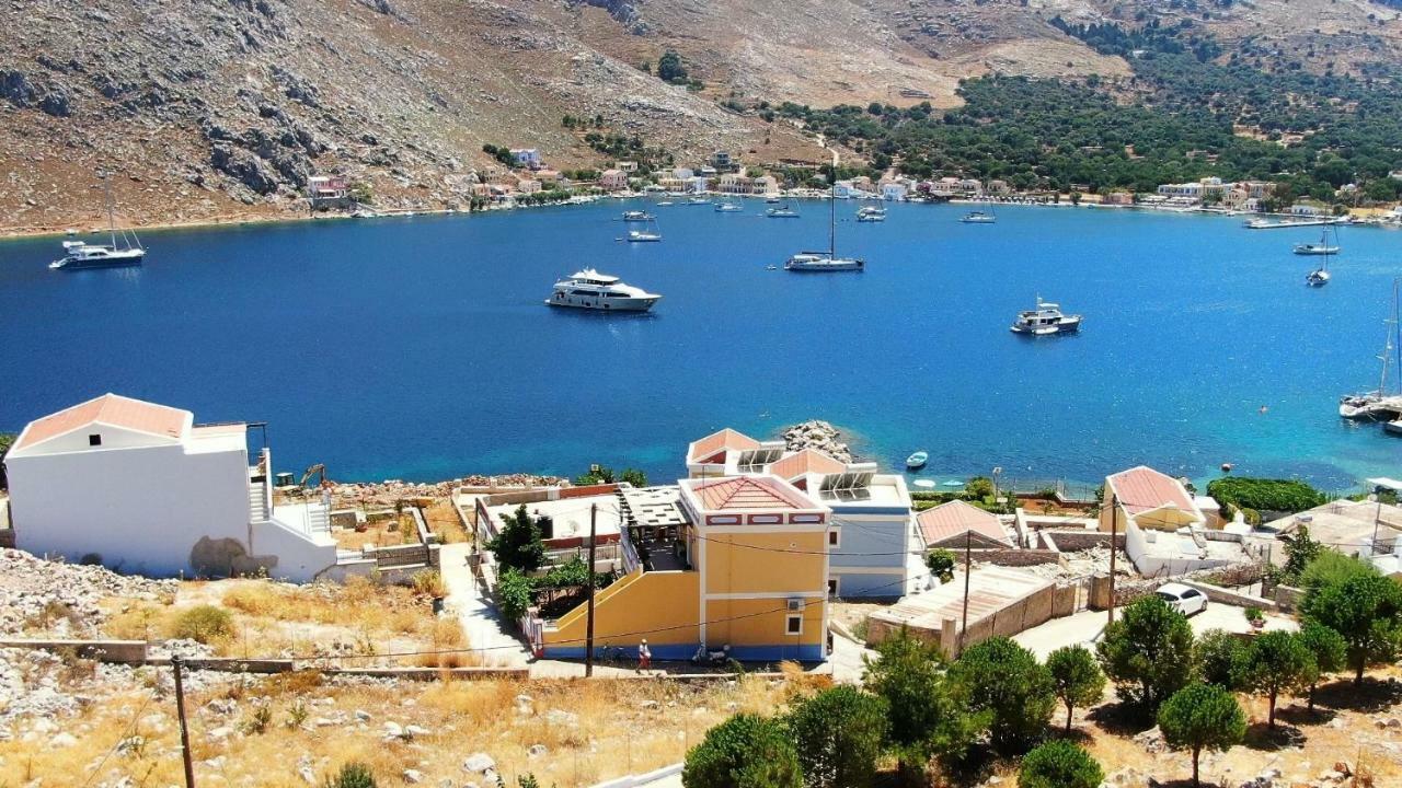 Irene Double Apartment Katoi Symi Exterior photo